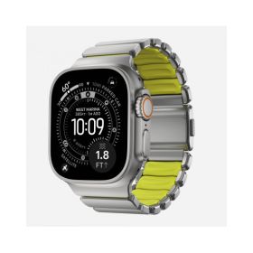 Cinturino AppleWatch Stratos Band - 49mm - Natural Titanium - Volt FKM