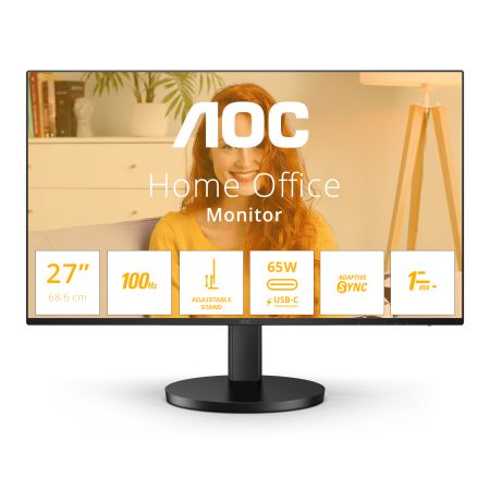 AOC B3 Q27B3CF2/23 Monitor PC 68,6 cm (27") 2560 x 1440 Pixel Quad HD Nero