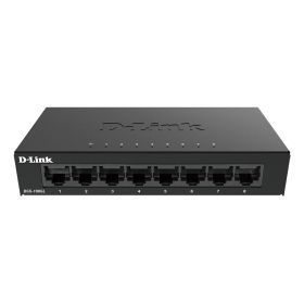 D-Link DGS-108GL Non gestito Gigabit Ethernet (10/100/1000) Nero