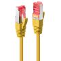 Lindy 47762 cavo di rete Giallo 1 m Cat6 S/FTP (S-STP)