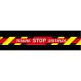 GOUP SOLUTIONS STICKER DA TERRA STOP,TENERE DISTANZA A MANTIENI LA DISTANZA