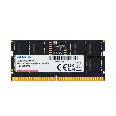 ADATA RAM CSO-DIMM 16GB DDR5 6400MHZ 1.1V