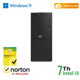 RINOVO PC DELL Optiplex 3050 Tower i5-7X00 DDR4 8GB SSD 240GB W11P UPG No Dvd Grade A 1Y Warranty +