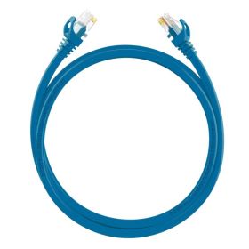 HIKVISION CAVO PATCH CORD, CAT6, U/UTP, 24AWG, CU, PVC SHEATH, 30U, BLU, 1M