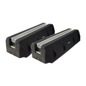 Coppia di basi pavimento da 45 cm ECO-BLOCK antivibrante portata 550 Kg
