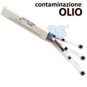 REFRIGERANT TEST - Confezione 3 fiale provette per test contaminazione olio su gas refrigerante