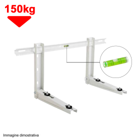 Staffa unità esterna climatizzatore CLASSIC - bracci 50 cm - portata 150 Kg