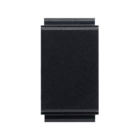 Tappo Cieco TL Nero compatibile con Bticino Living Classic - Feb Elettrica