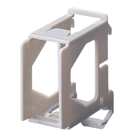 Supporto per montaggio frutti Gewiss System su guida DIN - 1 posto