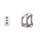 Supporto per montaggio frutti Gewiss System su guida DIN - 1 posto