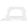 Supporto per montaggio frutti Gewiss System su guida DIN - 1 posto