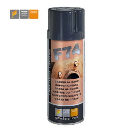 F74 Faren - Grasso al rame lubrificante antigrippante - bomboletta spray 400 Ml