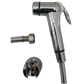Kit idroscopino doccia a pulsante Evolution con tubo lusso cromata