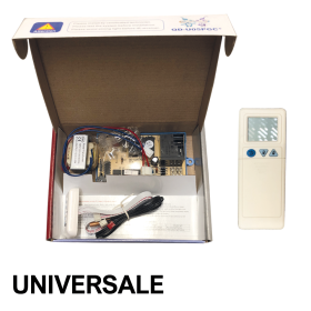 Telecomando universale più scheda per climatizzatore split - tecnologia ON-OFF - PG a 6 fili