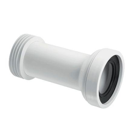 Manicotto polipropilene bianco raccordo scarico WC Ø 90 / 110 mm