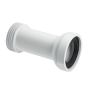 Manicotto polipropilene bianco raccordo scarico WC Ø 90 / 110 mm