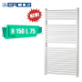 Scaldasalviette bagno bianco Opera Ercos cm 150x75 interasse 70
