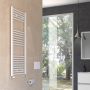 Scaldasalviette bagno bianco Opera Ercos cm 150x75 interasse 70