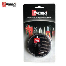 Assortimento punte avvitatore croce e taglio 6 inserti + attacco magnetico 1/4''