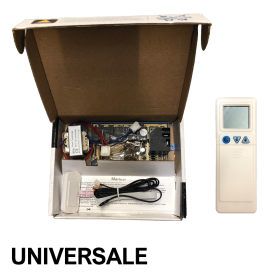 Telecomando universale per climatizzatore split on-off, con scheda e cavi