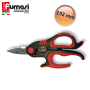 Forbice professionale per elettricista ergonomica con spelafili integrata