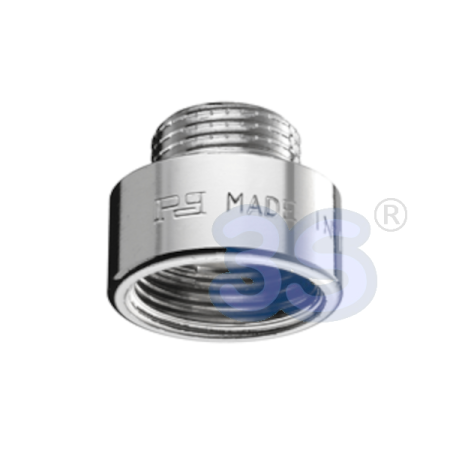Prolunga in ottone cromato 3/8'' Maschio / Femmina - lunghezza 40 mm