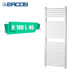 Scaldasalviette bagno bianco Opera Ercos cm 180x45 interasse 40