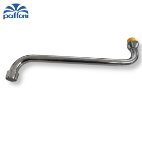 Canna tubo S Ø 18 x L 30 cm - bocca ricambio per rubinetto miscelatore