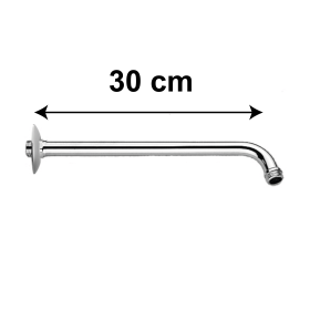 Braccio doccia tondo 300 mm per soffione - ZSOF016CR Paffoni