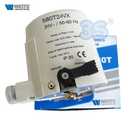 Watts Cazzaniga attuatore elettrotermico per valvola di zona 580T 24v