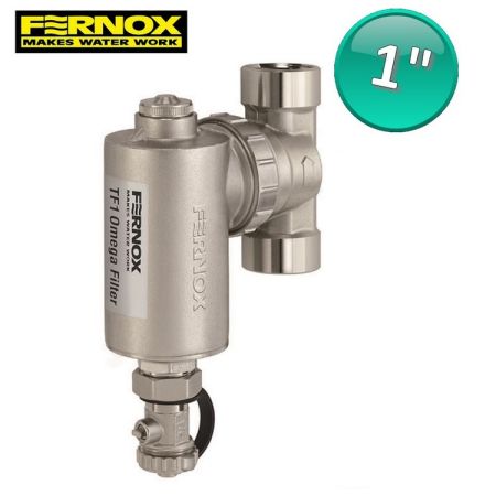Filtro TF1 Omega 1'' FERNOX - Defangatore magnetico in linea ad alte prestazioni in ottone