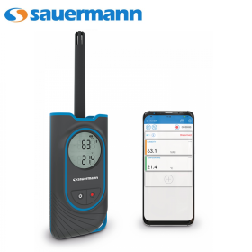 SAUERMANN Si-HH3 - Termoigrometro WIRELLESS con sonda termoigrometrica integrata