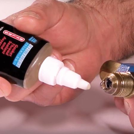 Sigillante elastico lubrificante NYLOG BLUE per cartelle e raccordi gas refrigerante