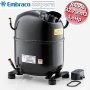 Compressore NJ9238GS Embraco Aspera gas refrigerante R404a 400V 3Ph 50Hz cc 32,70 HP 1,5