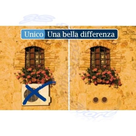 Climatizzatore UNICO TWIN RFA HP dual senza unità esterna - Olimpia Splendid