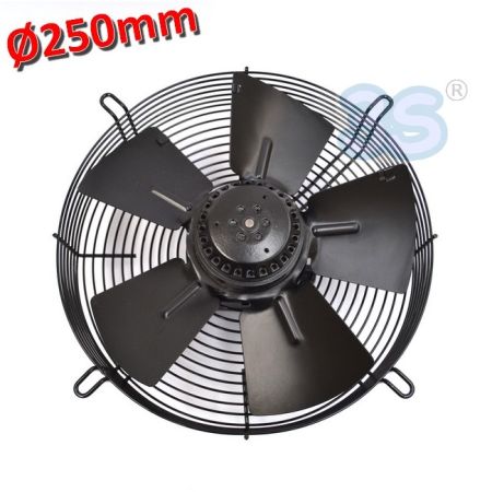 Ventilatore assiale premente Ø 250 mm 55 W 220 v - con motore e griglia