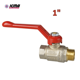 ICMA 352 - Valvola a sfera - Filettatura M/F 1'' - Leva lunga