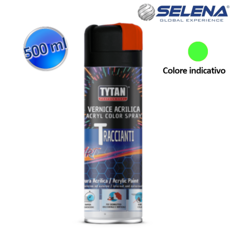 Vernice acrilica tracciante 500 ml verde fluo