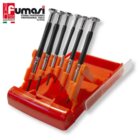 Serie di giraviti cacciaviti di precisione per micro elettronica set 6 Pz - FUMASI