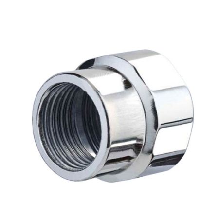 Manicotto ridotto in acciaio zincato 1/2'' x 3/8'' raccordo femmina femmina - 1 PEZZO