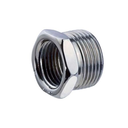 Riduzione in acciaio zincato 1'' maschio x 3/4'' femmina - 1 PEZZO