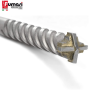 Punta trapano e martello SDS-PLUS mm 10 X 110 per calcestruzzo e muratura con 4 tagli e 4 eliche