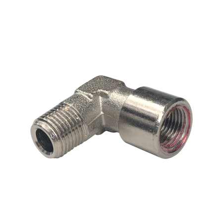 Gomito curva 90° 1/8 passo gas maschio femmina