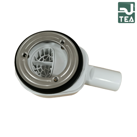 TEA - Piletta senza griglia sifonata in PP piatto doccia foro ø 90 mm - uscita maschio ø 40 mm
