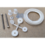 Kit di fissaggio universale per cassette WC monoblocco