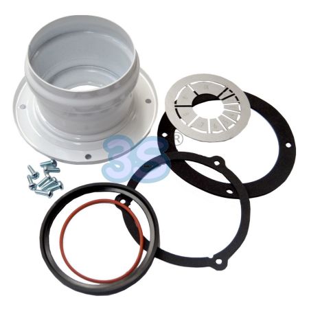Kit condotti separati Ø 80mm + prolunga 135 mm c/presa prelievo - caldaia UNIQA SIME