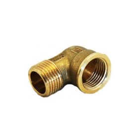 Gomito curva raccordo M-F 1''1/4 in ottone - acqua gas
