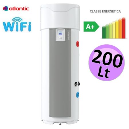 Scaldabagno a basamento in pompa di calore 200 lt EXPLORER COZY Atlantic - elettrico termodinamico classe A+ con resistenza ausi