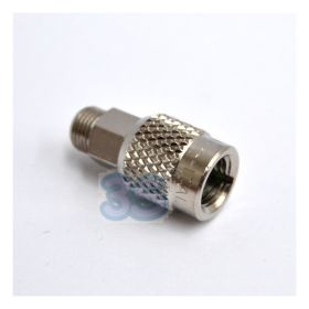 Raccordo dritto 1/4'' sae femmina con girello x 1/8'' maschio passo gas