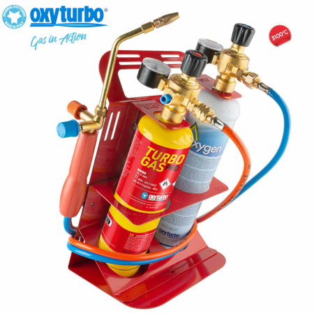 STAZIONE DI SALDATURA AUTOGENA PORTATILE - TURBO SET 200 OXYTURBO